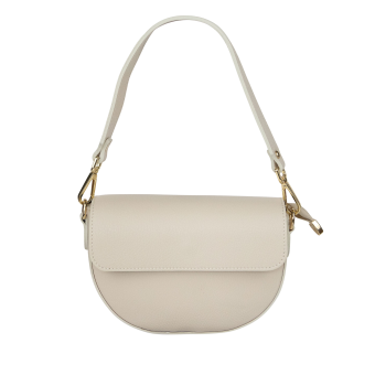 Genuin Leren Tas Beige