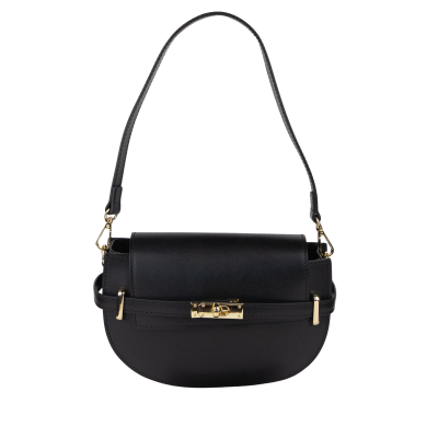 Handtas Met Gouden Sluiting