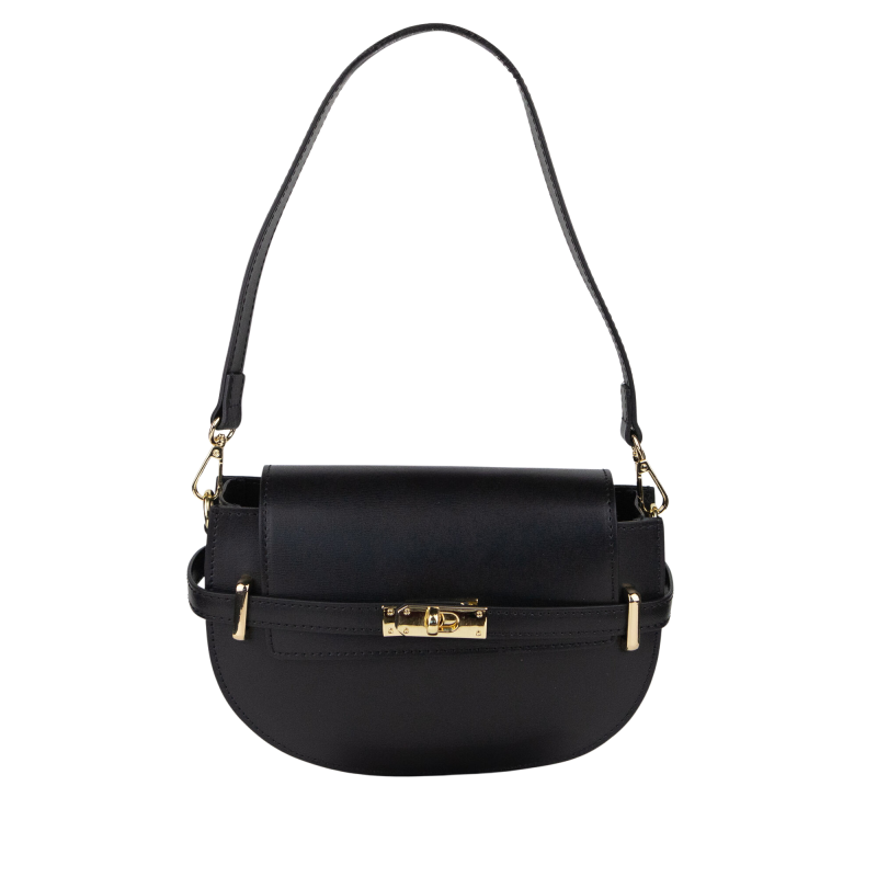 Handtas Met Gouden Sluiting