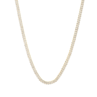 Party Strass Ketting Stainless Steel