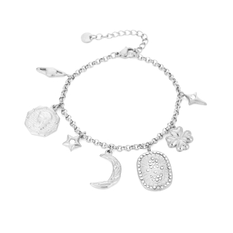Armband Met Charms stainless steel