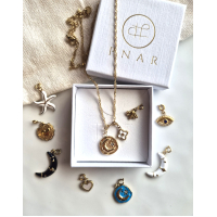 Fijn Gedraaide Ketting Goud Stainless Steel