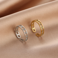 Sterretjes Ring Stainless Steel