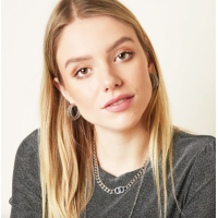 Tripple Twist Oorbel Stainless Steel