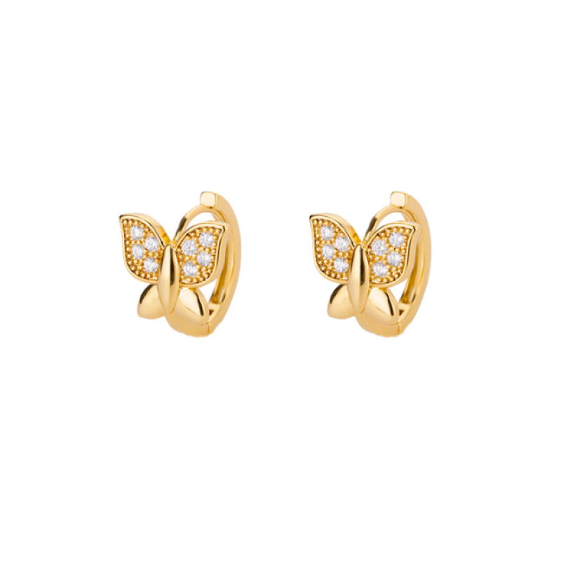 Vlinder Oorbel Stainless Steel Kids