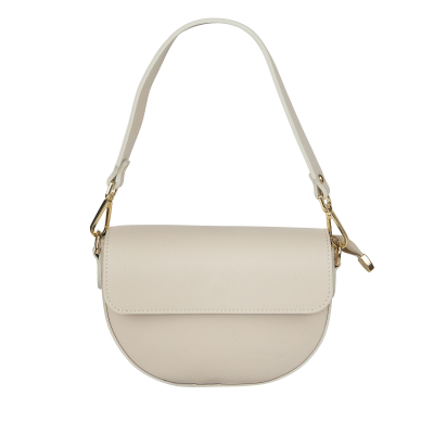 Genuin Leren Tas Beige