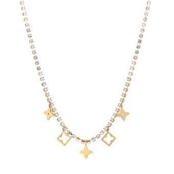 Strass Ketting Stainless Steel