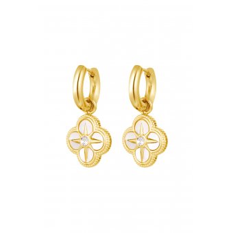 Oorbellen Klaver Stainless Steel